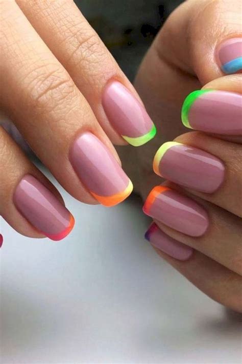 Top 7 Pretty Nails Colors You Should Try In 2019 Colorful Nail Art Bright Summer Acrylic