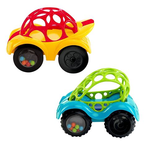 O Ball 1 Piece Rattle And Roll Car Assorted Colors