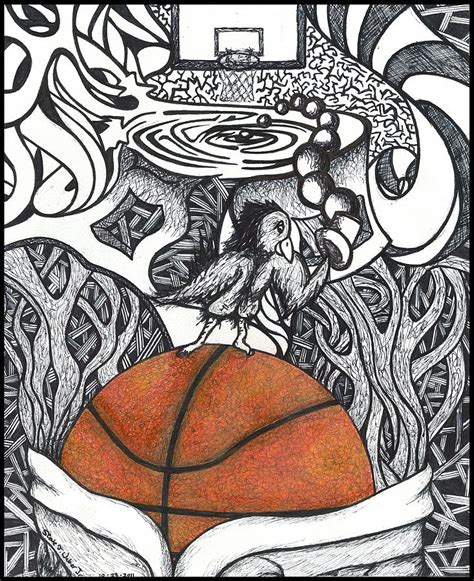 Basketball Life Drawing Clip Art Library