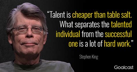 Get kings token(king) price , charts , market capitalization and other cryptocurrency info about kings token. Stephen King Quote on Talent and Hard Work | Goalcast