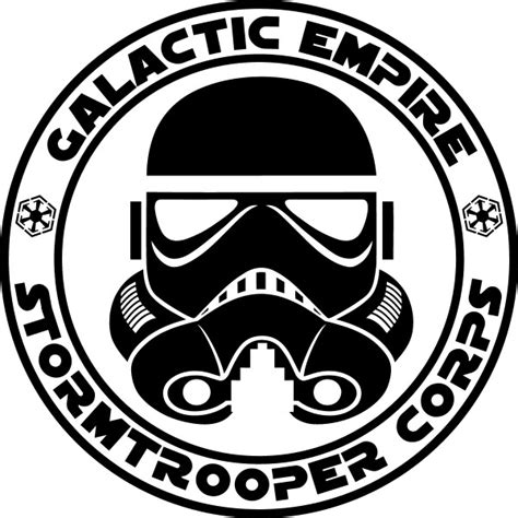 Stormtrooper Galactic Empire Seal Decal Sticker 20