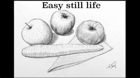It is always easy to just grab a pencil and start doodling. How can I draw easy still life - YouTube
