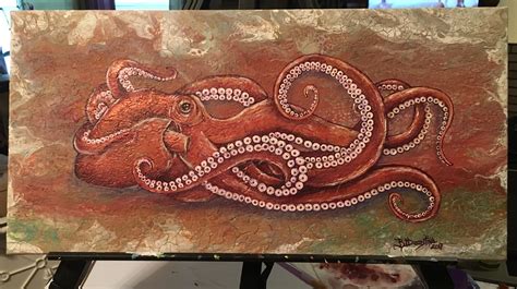 Octopus Painting Painting For Sale By Bobbidearstine Foundmyself