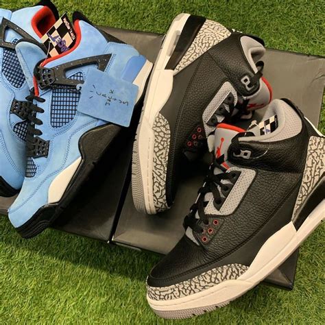 Local pickup (5951 miles away). Cactus Jack 4s in size 11 for $550 Black Cement 3s in size ...
