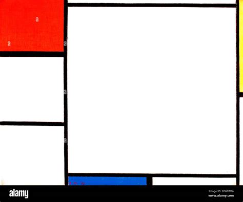 Composition With Red Yellow And Blue By Piet Mondrian Mondriaan