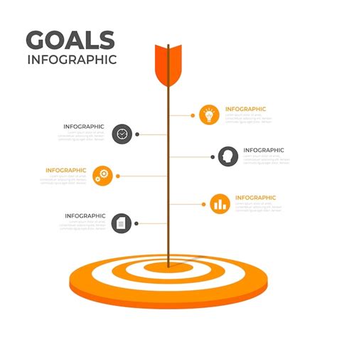 Free Vector Goals Infographic Riset