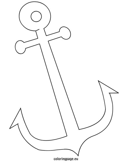 Maybe you would like to learn more about one of these? Anchor Coloring Page at GetColorings.com | Free printable ...