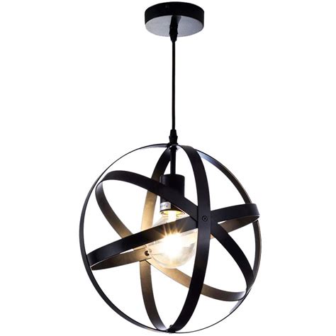 Buy Giggi Black Industrial Spherical Ceiling Light Ceiling Light