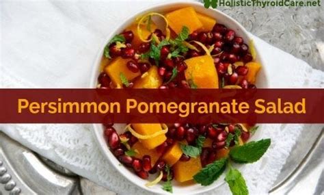 Persimmon Pomegranate Salad Shannon Garrett Ms Rn Cnn