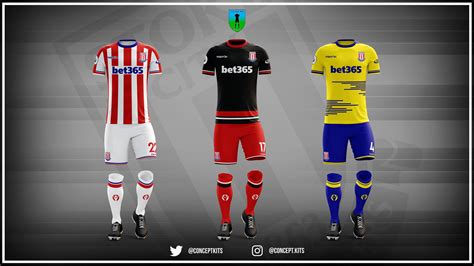 The team wears away kits dream league soccer england 2018 world cup when they are not playing the match on their home ground. Concept Kits on Twitter: "Stoke City Football Club home ...
