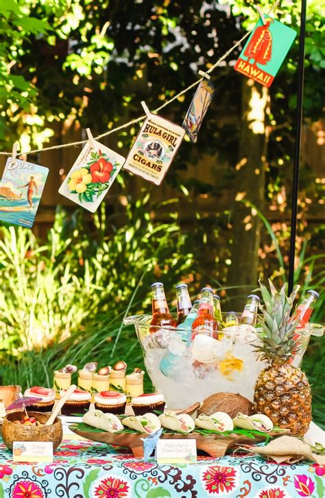 I'm looking for some creative ideas for island decor? These are the only tropical themed party ideas you need ...