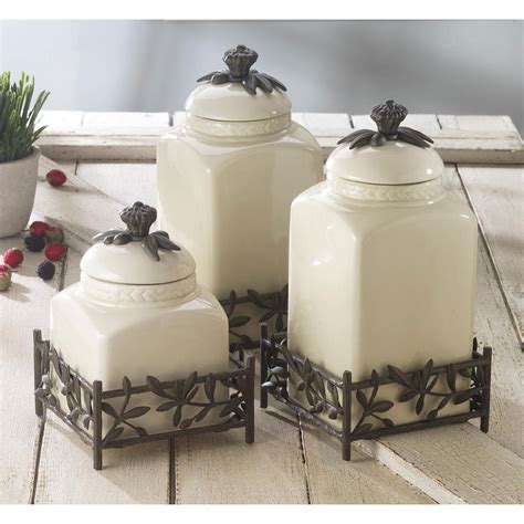 American Atelier Oliveto 3 Piece Canister Set Free Shipping Today