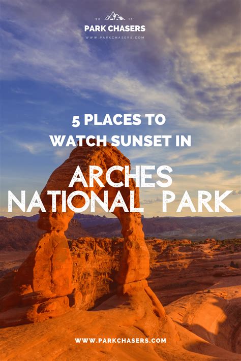5 Places To Watch Sunset In Arches National Park Park Chasers