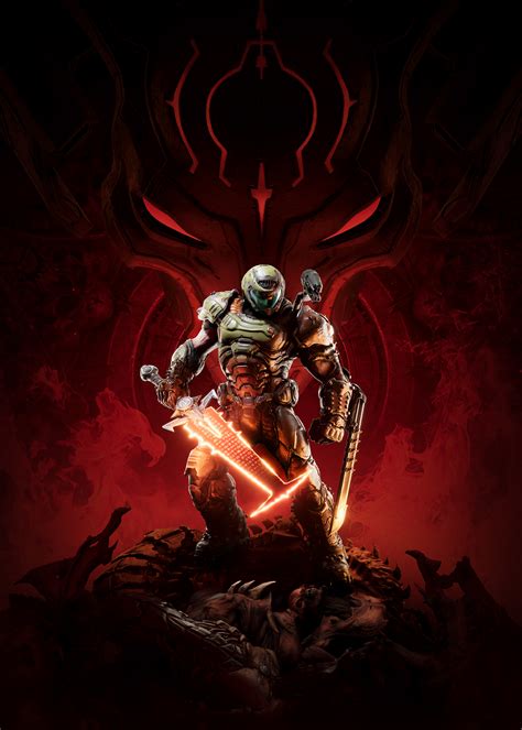 Doom Eternal 4k Wallpaper Doomguy Doom Slayer 2020 Games