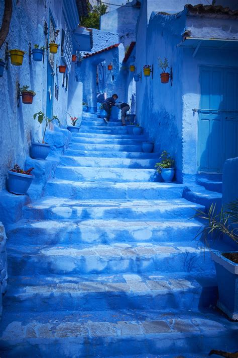 This Moroccan City Is Completely Covered In Ethereal Blue Paint Blue