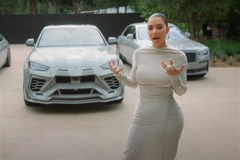 Inside Kim Kardashians Us38 Million Car Collection Including A Skims Wrapped Lamborghini A