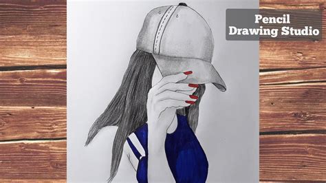 Hidden Face Drawing How To Draw A Girl With Cap Pencil Sketch