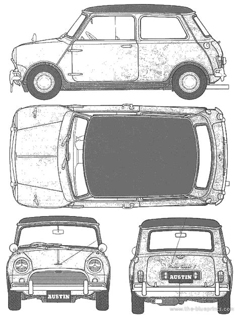 Austin Mini Cooper Austin Drawings Dimensions Pictures Of The Car Download