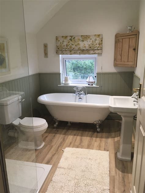 My Finished Bathroom With Tongue And Groove Panelling Finished In