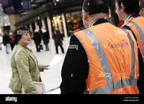 Rail Chaos As Signal Staff Walk Out Stock Photo Alamy