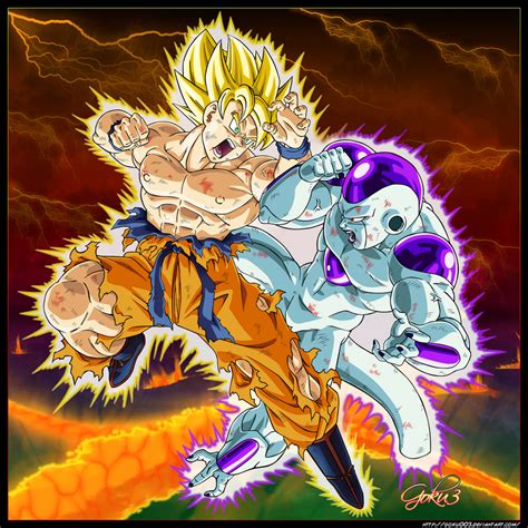 Goku Vs Freeza By Goku On Deviantart