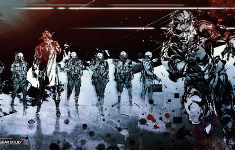 Wallpaper Art Konami Kojima Productions Naked Snake Ground Zeroes