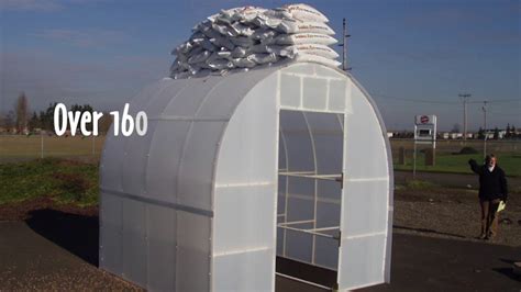 Solexx Greenhouses Withstand Heavy Snow Strong Wind Youtube