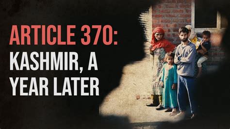 Kashmir Post Article 370 Trauma Pain And Shock Continues Youtube