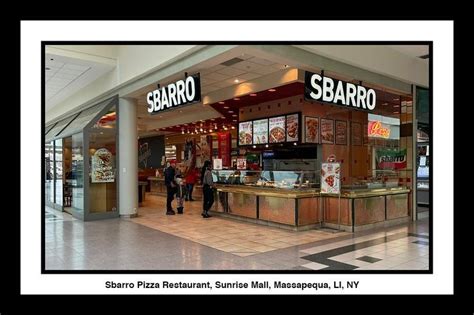 Sbarro Pizza Restaurant Sunrise Mall Massapequa Li Ny In 2022