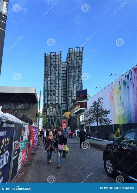 Dancing Towers On Reeperbahn Hamburg Germany Editorial Photo Image