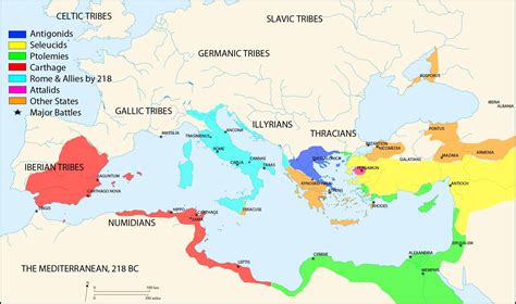 The Mediterranean Region After The 1st Punic War Just Before The 2nd