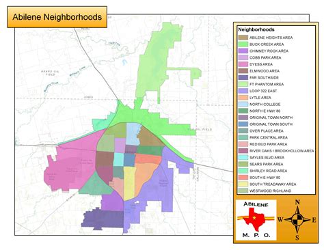 Abilene Metropolitan Planning Organization Mpo Maps