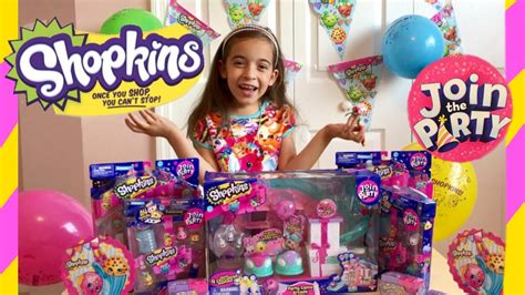New Shopkins Season 7 Join The Party Playsets Youtube