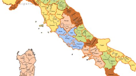 Un capoluogo in italia designa un capoluogo sede di regione, di provincia o di comune. Cartina Centro Italia Con Province - Tomveelers