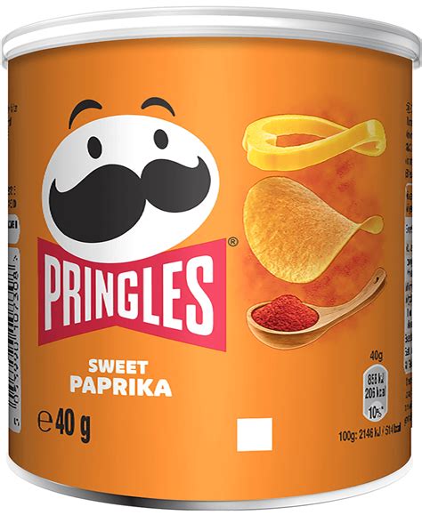 Pringles Paprika Flavour Crisps Pringles Uk