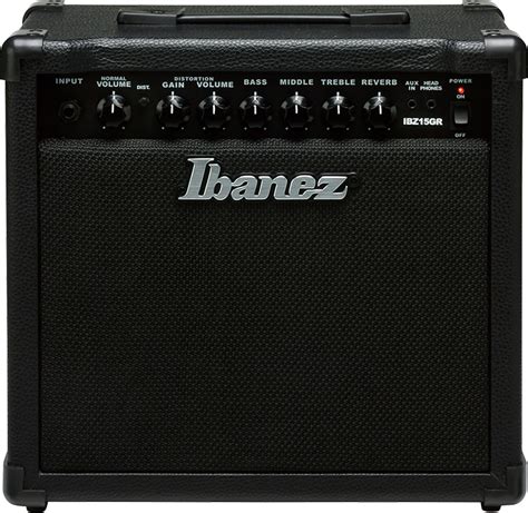 Ibanez IBZ15GR Electric Guitar Black Mini Amplifier | Mini amplifier, Ibanez electric guitar ...