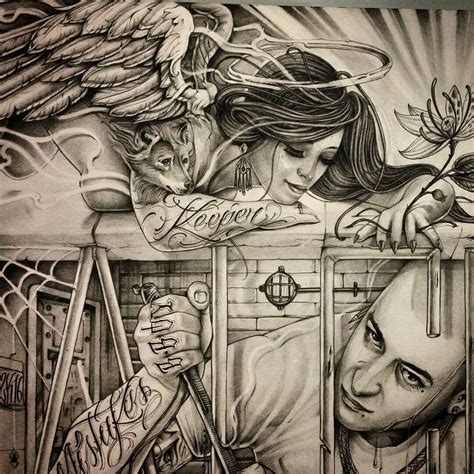 Chicano Style Tattoo Drawing Chicano Art Chicano Art Free Nude Porn Photos