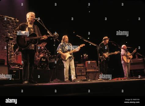 Stephen Stills Graham Nash Neil Young And David Crosby Are Shown