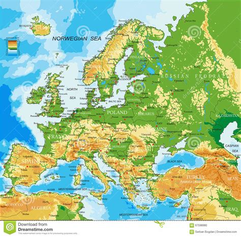 Mapa Fizyczna Europy Test Mapa Porn Sex Picture