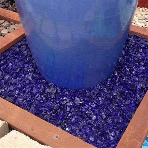 Dragon Glass Cobalt 20 Lb Blue Landscape Glass In The Landscaping Rock Department At