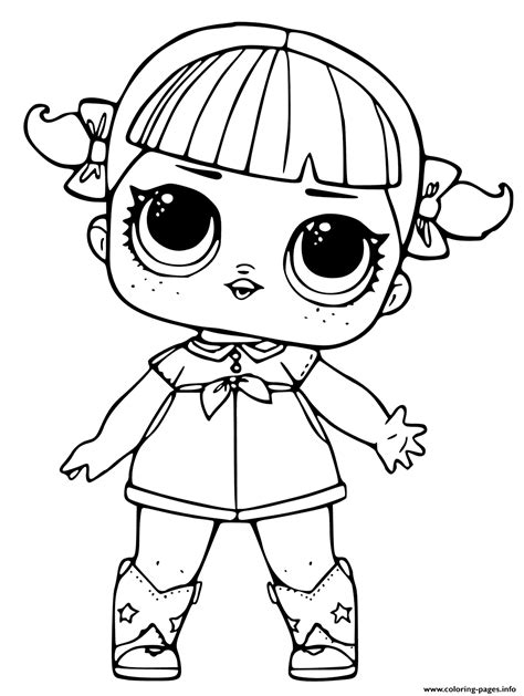 LOL Surprise Dolls Coloring page Printable