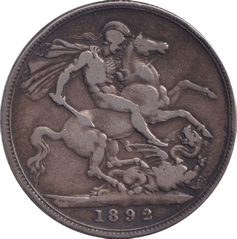1892 Crown Fine Crown Cambridgeshire Coins Cambridgeshire Coins
