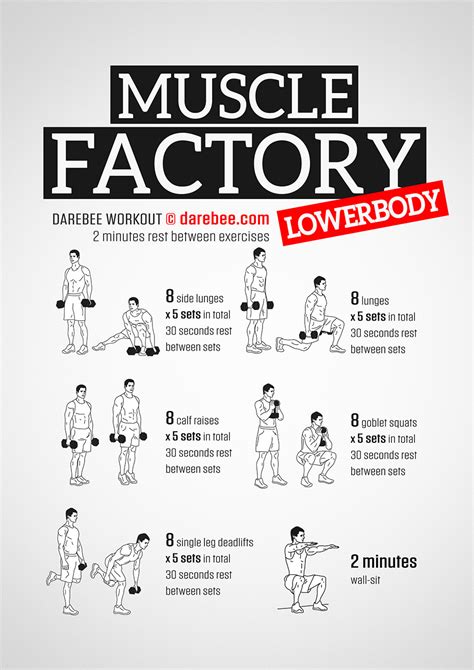 Lower body workouts burn more calories: Muscle Factory Lowerbody