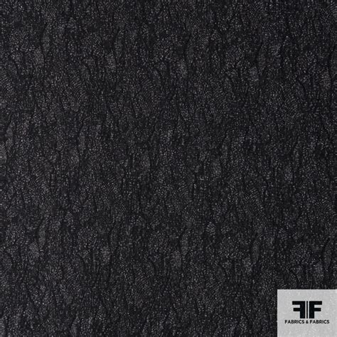 Black Novelty Metallic Brocade Fabrics And Fabrics