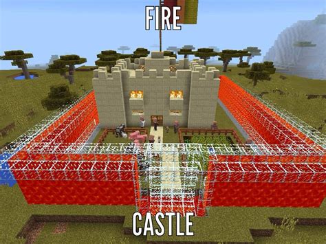 Fire Castle 🔥 Minecraft Amino