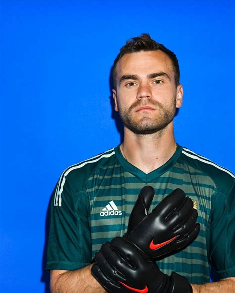 Moscow Russia June 08 Igor Akinfeev Of Russia Poses During The