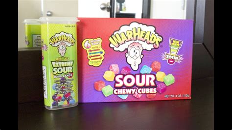 Warheads Extreme Sour Candy Challenge Review Youtube