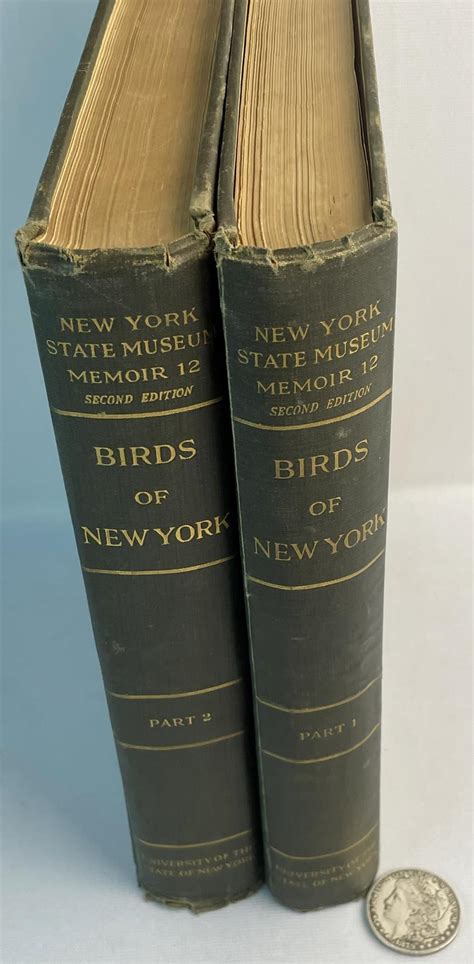 Bid Now 1914 New York State Museum Memoir 12 Birds Of New York By