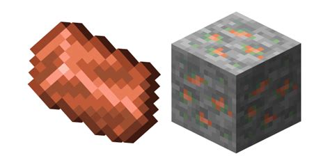 Minecraft Copper Ore And Copper Ingot