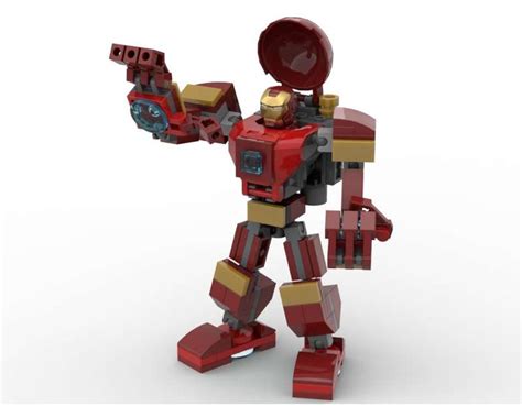 Lego Moc Iron Man Mech By Meregt Rebrickable Build With Lego